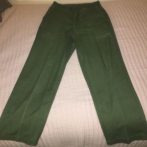 Olive Green Trousers